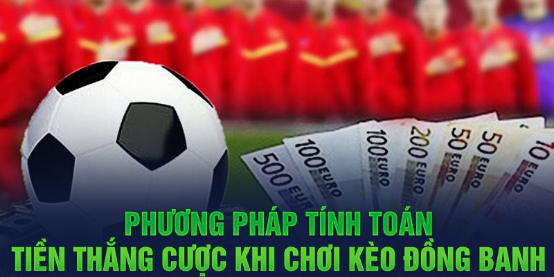 Phương pháp tính toán tiền thắng cược khi chơi kèo đồng banh